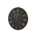 17 Stories Oversized Swinson 36.5" Wall Clock Metal in Brown/Yellow | 36.5 H x 36.5 W x 1.5 D in | Wayfair F6A3F287F3A5400F82B57AE0F34313DE