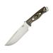 Bark River Bravo Survivor Mil Spec Camo Fixed Blade Knife 7.125in A2 Tool Steel Camo G10 Handle 07116GMSC
