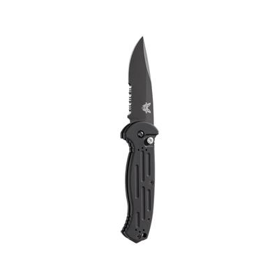 Benchmade AFO II Push Button Utility Knife Combo Edge BK1 Blade 9051SBK