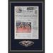 Zion Williamson New Orleans Pelicans Framed Autographed 19" x 27" The Times-Picayune Newspaper from Day After Debut 1/23/20