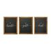 "Set of 3 ""Be"" Wall Art - Stratton Home Decor S21735"