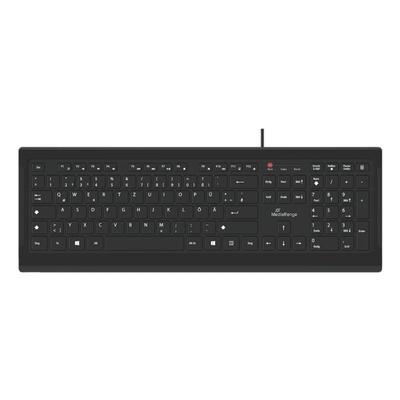 Kabelgebundene Tastatur »MROS101« schwarz, MediaRange