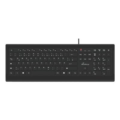 MediaRange Kabelgebundene Tastatur »MROS101« schwarz, 44.9x2x15.7 cm