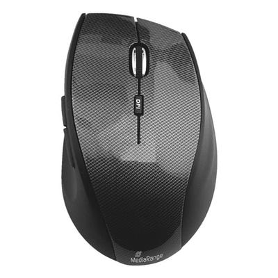 MediaRange Optische Funk-Maus »Highline MROS207« schwarz, 7.3x4.3x11.4 cm Image