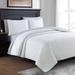 Tristan Quilt Set by American Home Fashion in White (Size FL/QUE)