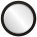 Latitude Run® Azalaya Framed Round Accent Mirror Wood in Black/Brown | 16 H x 16 W x 1 D in | Wayfair F4ED204E92674014858914E98F6CD8D0