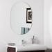 Wade Logan® Arduina Modern & Contemporary Beveled Frameless Bathroom/Vanity Mirror | 28 H x 23.6 W x 0.5 D in | Wayfair