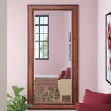 Alcott Hill® Aislin Rustic Pine Traditional Beveled Wall Mirror | 64 H x 29 W x 0.75 D in | Wayfair DBYH4189 34936647