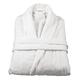 House of Emily Women's Men's 100% Turkish Cotton 400gsm Terry Towelling Shawl Collar Bathrobe Dressing Gown (Medium - Chest Size 45" - 48" | Length 50", White)