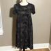 Lularoe Dresses | Lularoe Adorable Flowy High Low Dress | Color: Black/Brown | Size: Xxs