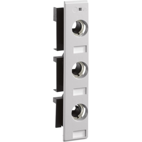 Hager D0-Sicherungssockel, 3p, D02, Sammelschienensystem, 63A, 400V, Kunststoff, Ausführung mit Abdeckung, L063L1 Image