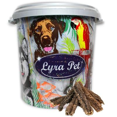 5 kg Lyra Pet Rinderpansen 12 - 15 cm in 30 l Tonne