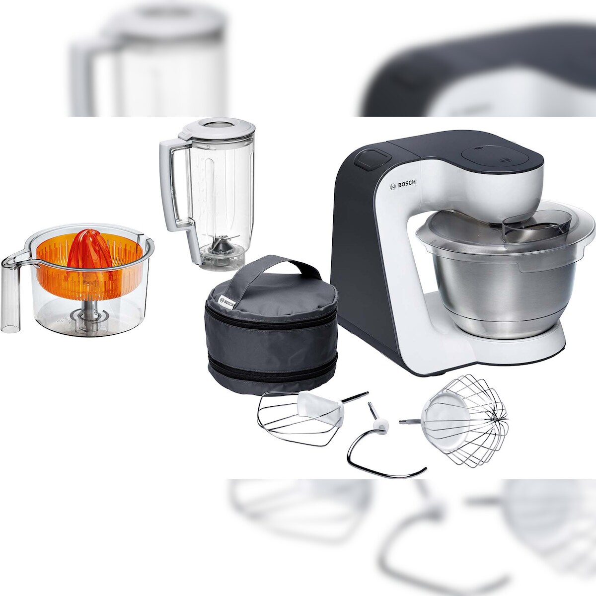 Bosch Küchenmaschine Express StartLine MUM50123 ws/ant Image