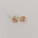 Anthropologie Jewelry | Anthropologie Sparkly Crystal Earrings | Color: Gold/Pink | Size: Os