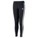 Adidas Bottoms | Adidas Youth Girls 3 Stripes Black Athletic Tights | Color: Black/White | Size: Various