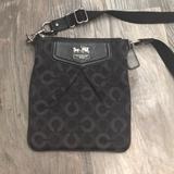 Coach Bags | Black Coach C Crossbody Purse | Color: Black/Silver | Size: Os