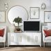 Greta Media Console - White - Ballard Designs - Ballard Designs