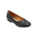 Women's The Jaiden Slip On Flat by Comfortview in Black (Size 10 1/2 M)