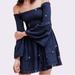 Free People Dresses | Free People Bell Sleeve Dress | Color: Blue | Size: L