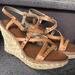 American Eagle Outfitters Shoes | Ae American Eagle Espadrille Sandals Size 8 | Color: Tan | Size: 8