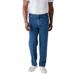 Men's Big & Tall Liberty Blues™ Loose Fit 5-Pocket Stretch Jeans by Liberty Blues in Stonewash (Size 60 38)