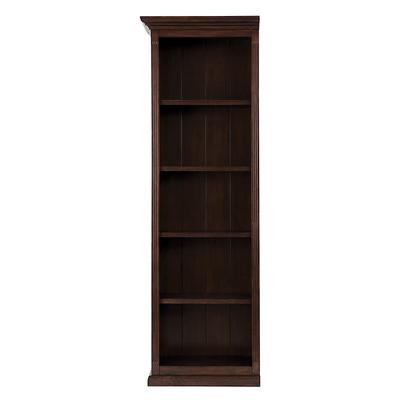 Tuscan Left Bookcase - Dark Walnut - Ballard Designs