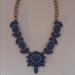 J. Crew Jewelry | 2 For $15 - J. Crew Blue And Gold Necklace Euc | Color: Blue/Gold | Size: Os