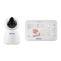 BÉABA, Baby Monitor with Camera, Video Baby Monitor Zen +, HD Camera, Walkie Talkie, Long Range Baby Monitor for Babies and Toddlers, Integrated Thermometer, Alarm and Timer Function, White