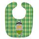 Caroline's Treasures Baby Bib, Green Raccoon, Large