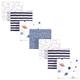 Hudson Baby Unisex Baby Cotton Flannel Receiving Blankets Bundle, Space, One Size