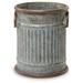 Behrens Home Galvanized Steel Pot Planter Can Metal in Gray | 11 H x 8.75 W x 8.75 D in | Wayfair M19SS3