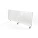 Ghent Clear 1 Panel Desk Privacy Panel | 30 H x 59 W x 3.875 D in | Wayfair PEC3059-H