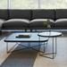 Gus* Modern Porter Coffee Table Square Wood/Metal in Black | 12 H x 40 W x 40 D in | Wayfair ECCOPORT-ab-bp