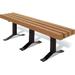 UltraSite Plastic Park Outdoor Bench Plastic | 18 H x 96 W in | Wayfair 952S-BRN48