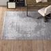 Gray 63 x 0.23 in Area Rug - Kelly Clarkson Home Merritt Oriental Area Rug Polypropylene | 63 W x 0.23 D in | Wayfair