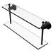 Darby Home Co Lera Wall Shelf Glass/Metal in Black | 8 H x 22 W x 5.6 D in | Wayfair 2BCAF922ABE44FB6A74BF89C8D341044