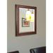 Darby Home Co Soderlund Traditional Beveled Accent Mirror Wood in Brown/Red | 35.5 H x 31.5 W x 0.75 D in | Wayfair