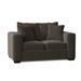 Latitude Run® Aceyn 64" Square Arm Loveseat w/ Reversible Cushions Wood/Polyester in Brown | 38 H x 64 W x 39 D in | Wayfair FG-JAMI-L-HIL-OTT