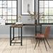 17 Stories L-Shape Desk Wood/Metal in Brown | 29.9 H x 53.1 W x 53.1 D in | Wayfair 9D6480BC531B4BF3B775F1460C91802D