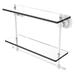 Darby Home Co Lera Wall Shelf Glass/Metal in White | 12 H x 16 W x 5.6 D in | Wayfair FF3FDC08B2F149AABB56E0FAA6EF8B85