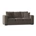 Latitude Run® Aceyn 87" Square Arm Sofa w/ Reversible Cushions Wood/Polyester in Brown | 38 H x 87 W x 39 D in | Wayfair FG-JAMI-S-JAN-MUS