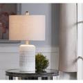 Kelly Clarkson Home Deauville 21" Distressed Table Lamp Ceramic in Gray/White | 21 H x 13 W x 13 D in | Wayfair 2C2A8B4128284D09A03BBE55B8B5020E