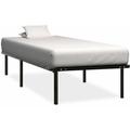 Base de base en métal noir lit classique lit diverses dimensions Taille : 90x200 cm