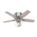 Hunter Fan Bennett 44 Inch Flush Mount Fan with Light Kit - 50420