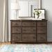 Epworth 9 Drawer Dresser Wood in Brown Laurel Foundry Modern Farmhouse® | 38 H x 60 W x 18 D in | Wayfair 3C59E0326C8F40909C1DB473764F469A