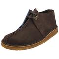 Clarks Originals Desert Trek Mens Desert Shoes in Dark Brown - 8 UK