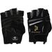 Men's Black Beast Mode Fitness Fingerless Gloves