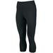 Augusta Sportswear AG2628 Women's Hyperform Compression Capri Pant in Black size XS | Polyester Blend 2628