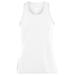 Augusta Sportswear 1203 Girls Polyestyer Spandex Racer Tank Top in White size Medium | Polyester Blend