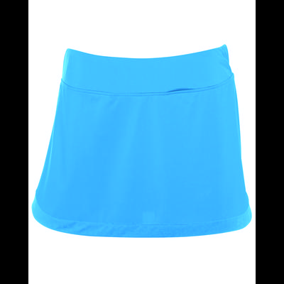 Augusta Sportswear AG2411 Girls Action Color Block Skort in Power Blue/Power Blue size Large | Polyester/Spandex Blend 2411